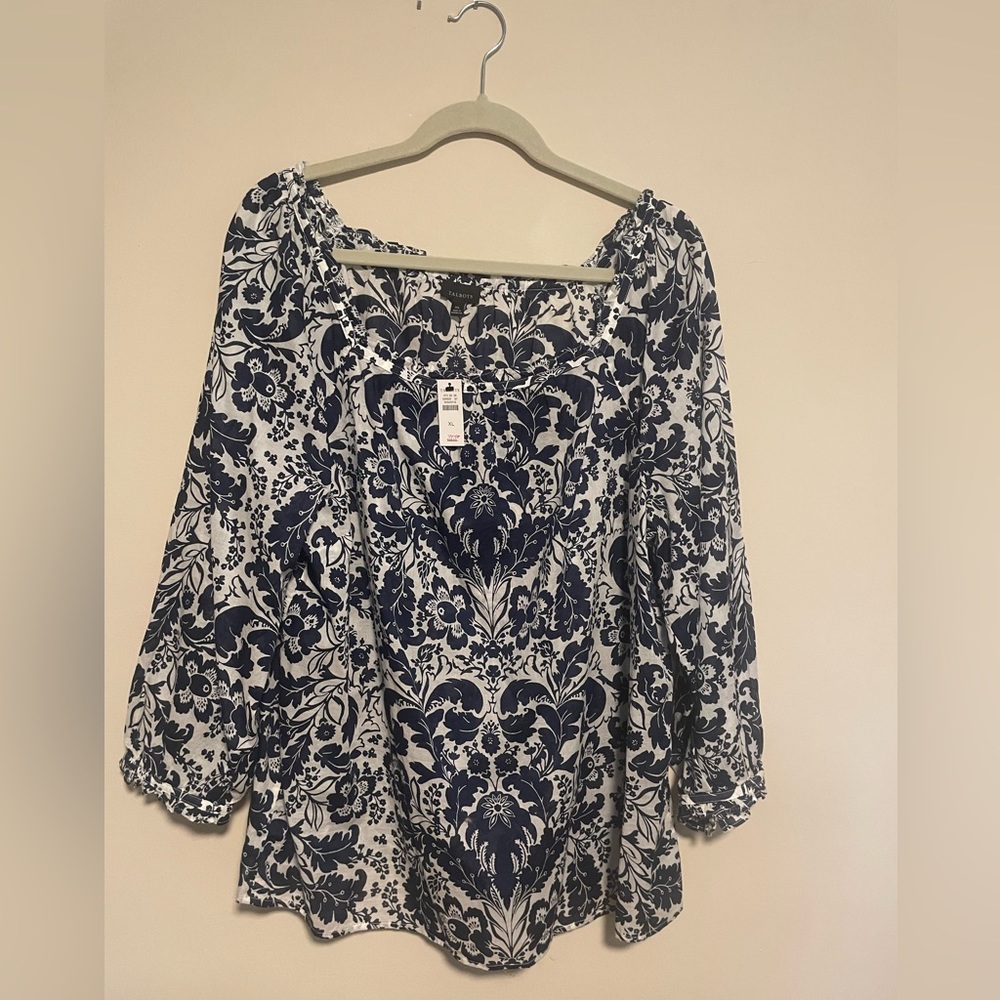 Lightweight blouse Talbots XL